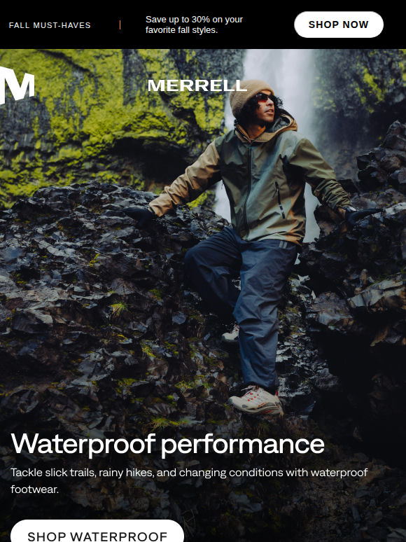 Waterproof performance for every forecast