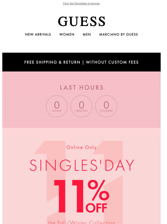 LAST CALL | Your 11% off is almost gone