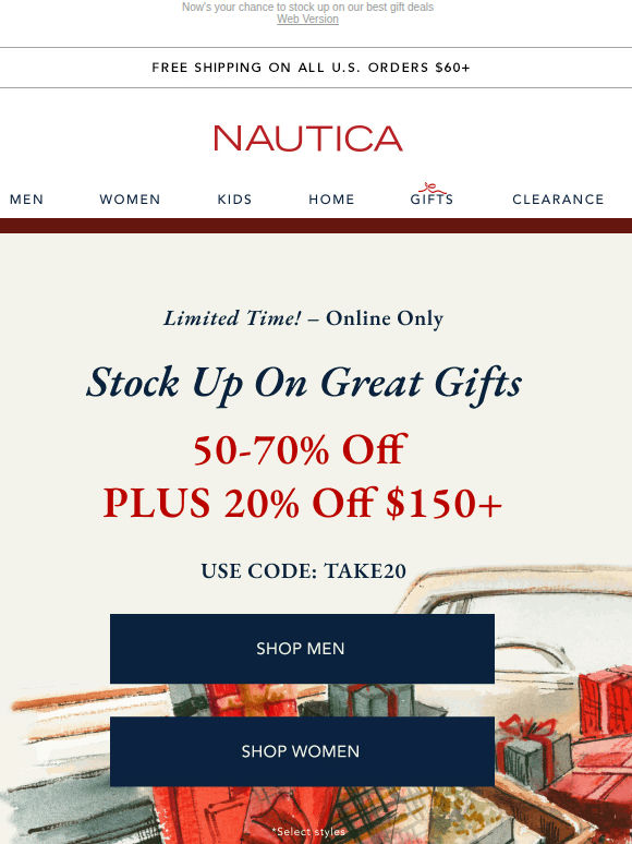 LIMITED TIME! 50-70% off + extra 20% off $150 or more