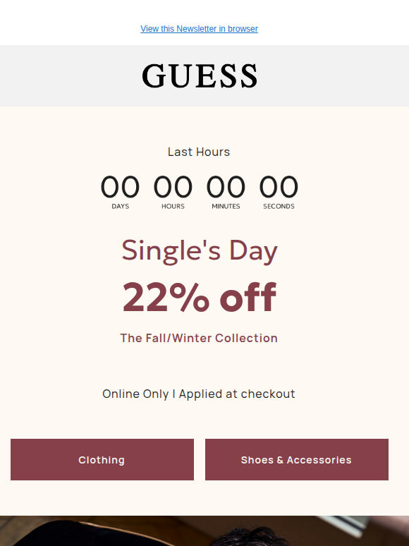 Last Hours: Single's Day 22% off