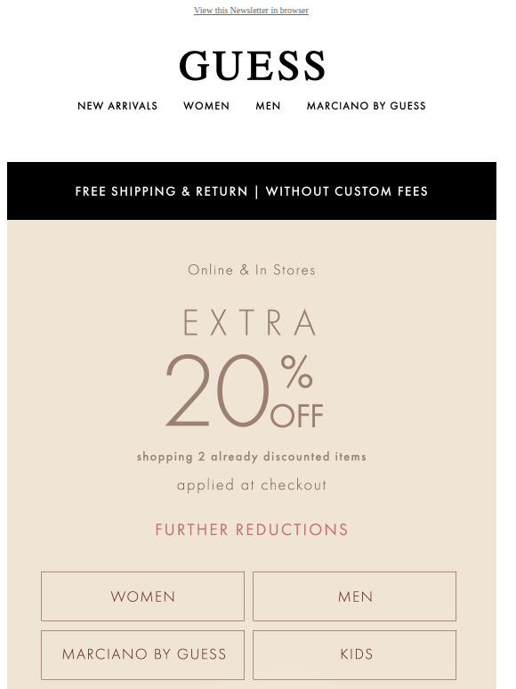 [SALE] Up to 50% off + EXTRA 20%