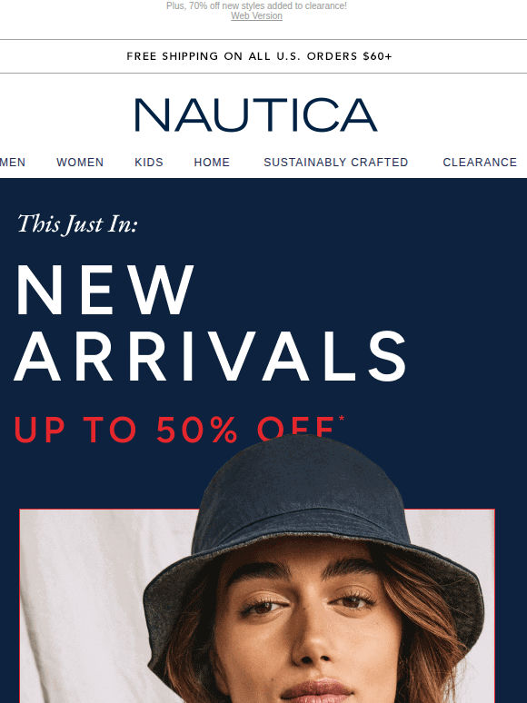 Just for you: up to 50% off new styles