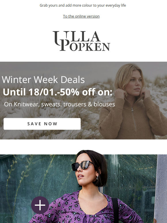 Grab them now! 💥 Winter styles at half price