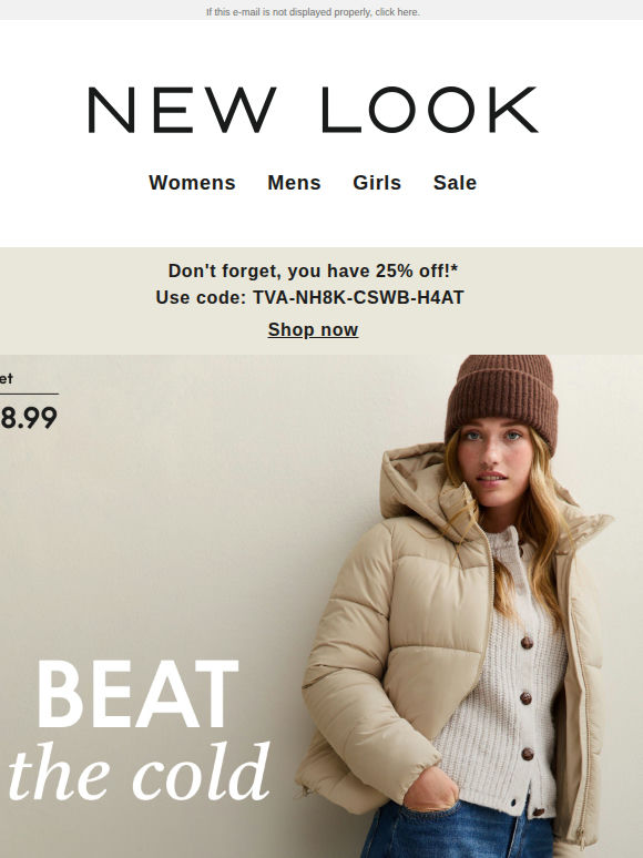 Your sign to wrap up warm