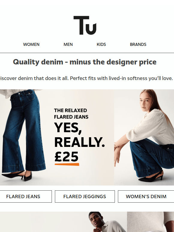Designer-look denim for less
