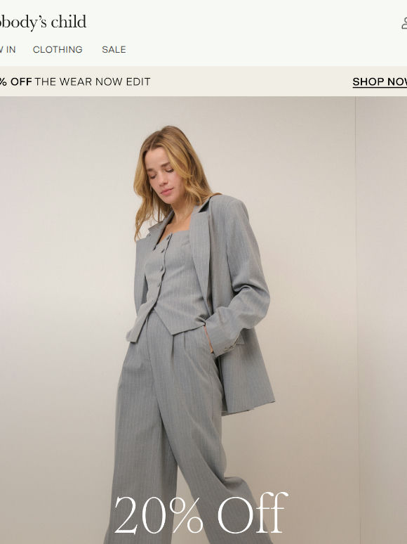 20% off your next outfit