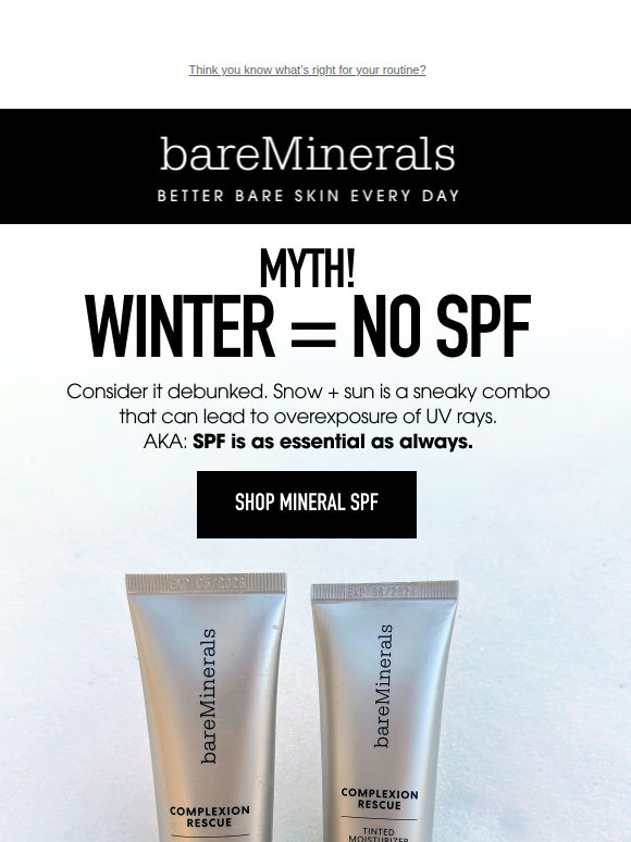 This winter skin myth, debunked