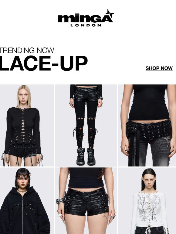 OBSESSED WITH LACE-UP?