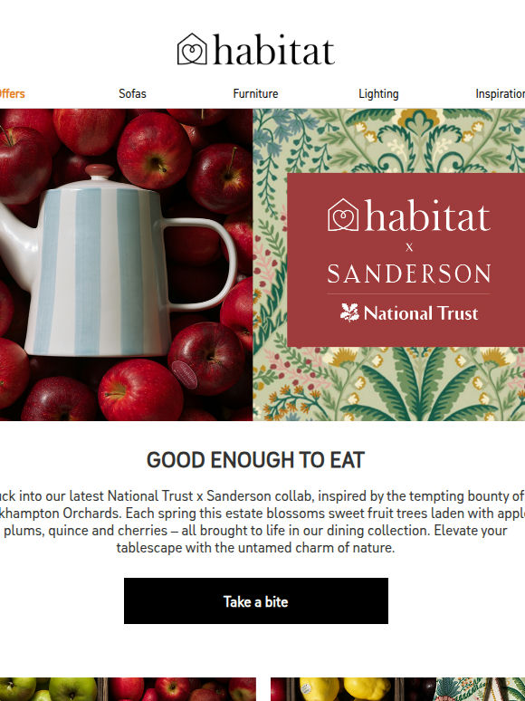 Habitat x Sanderson National Trust