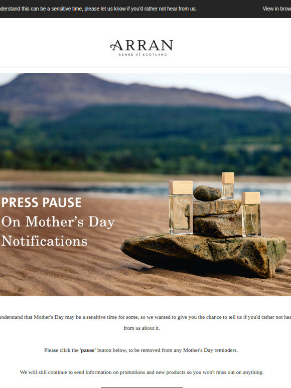 Click to Pause Mother's Day Notifications