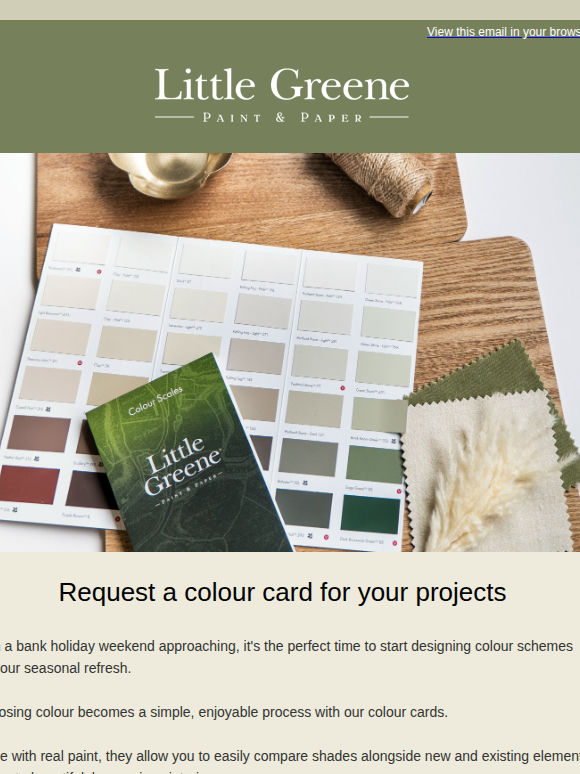 Choose colours for your projects