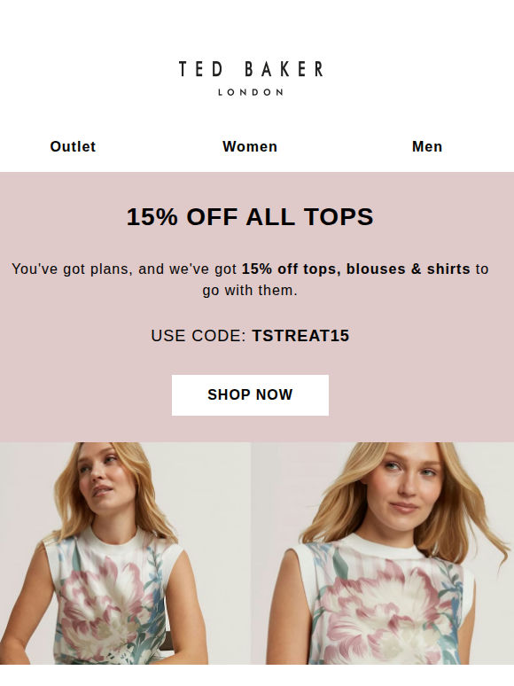 Outfit Starters: 15% Off Tops