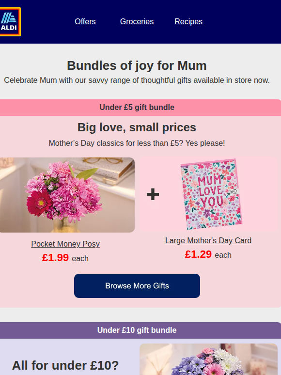 PSA! 🔊 It’s nearly Mother’s Day!