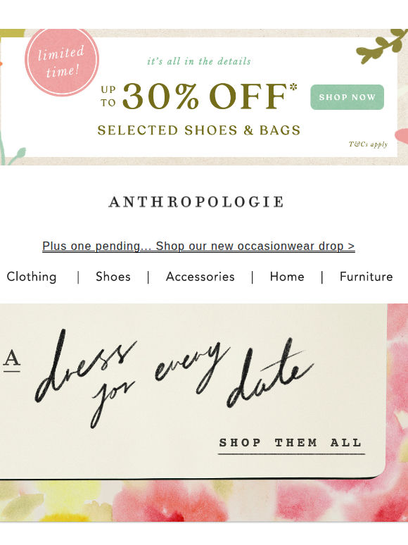 Less overthinking, more dresses