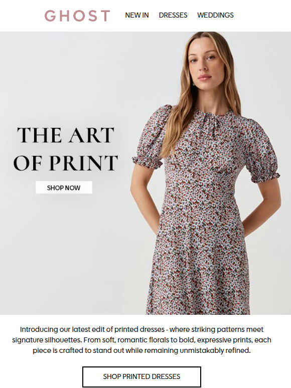 Make An Entrance With Our Printed Dresses