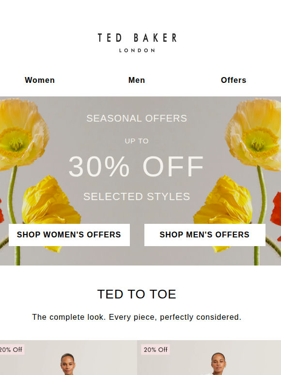 Ted to Toe – The Complete Spring Look