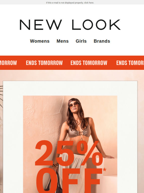 ENDS tomorrow: 25% off holiday