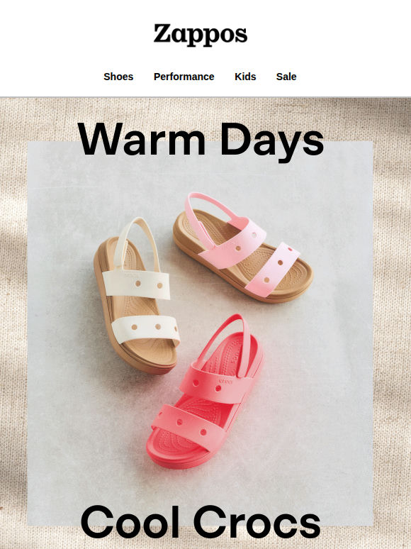 Consider it the season of Crocs