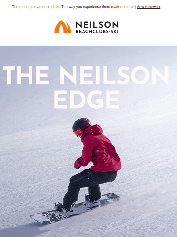 What sets Neilson ski holidays apart?