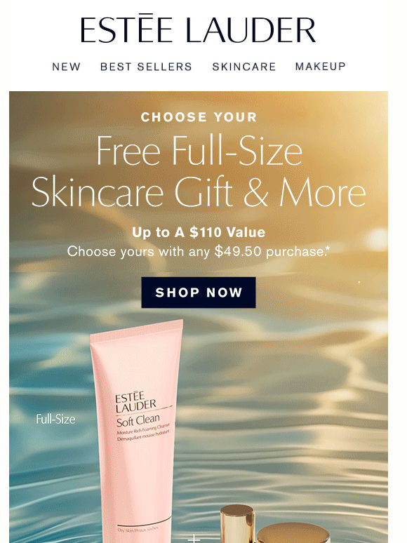 Just In 🌟 Free Full-Size Skincare Gift & More, with your purchase.