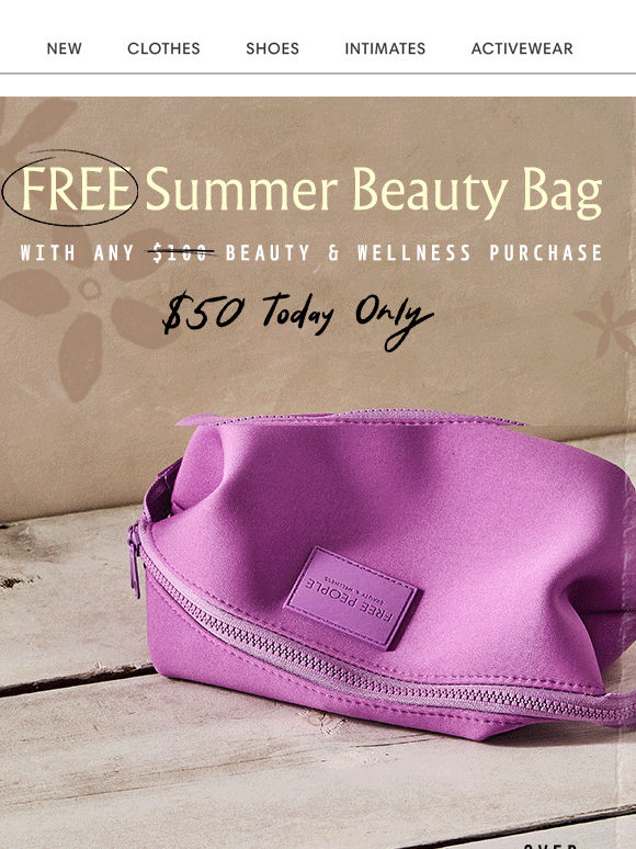 FREE GIFT: Summer Beauty Bag