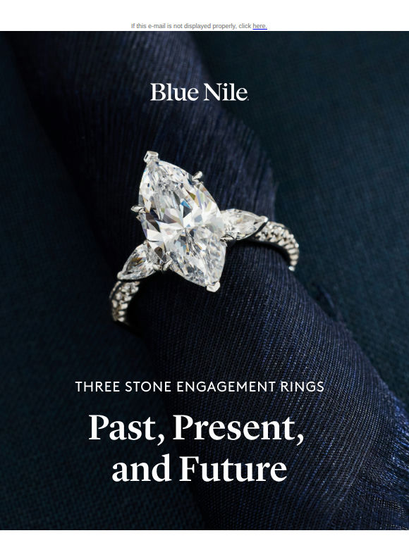 Harmony Of Three Stone Engagement Rings