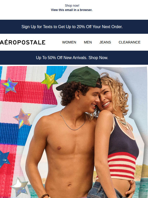 NEW: Americana Styles Up To 50% Off