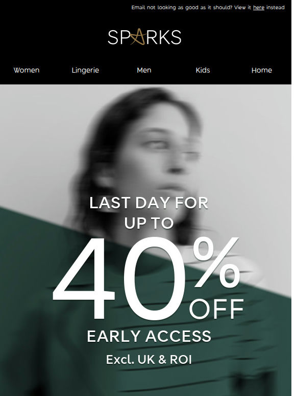 Ends today: your up to 40% off early access 🚨