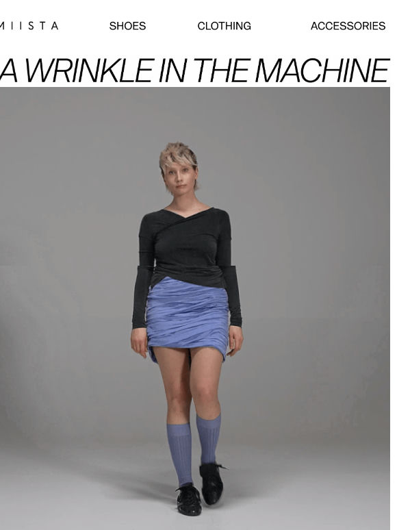 A wrinkle in the machine
