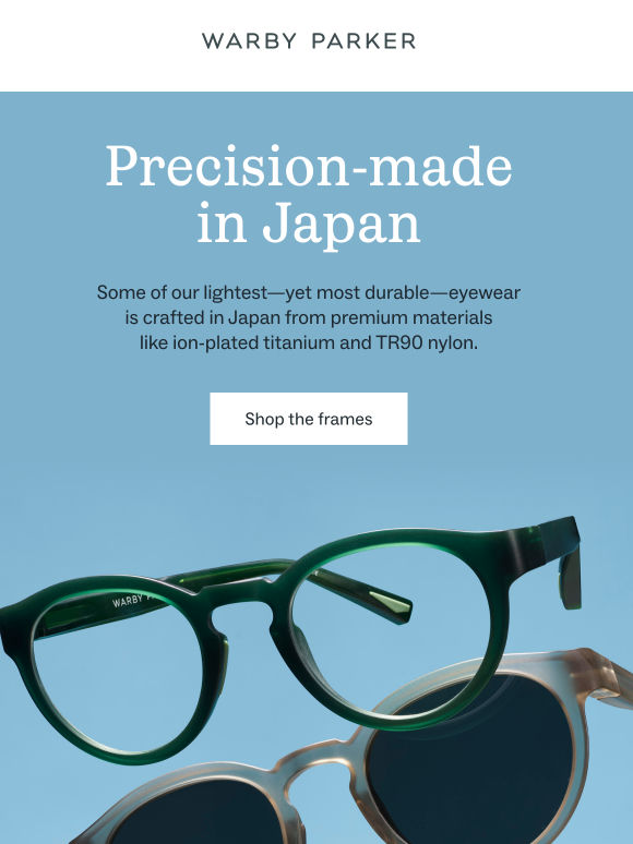 Featherweight frames from Japan