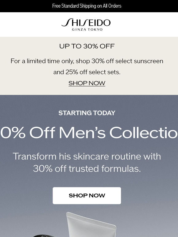 STARTING NOW: Up To 30% Off