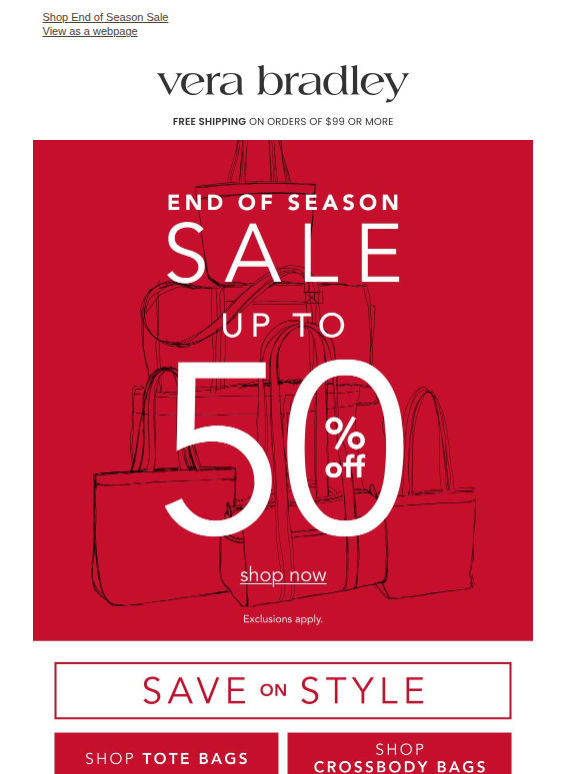Up to 50% off the good stuff 👀