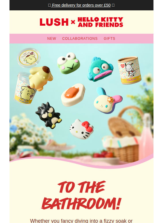 Lush × Hello Kitty And Friends