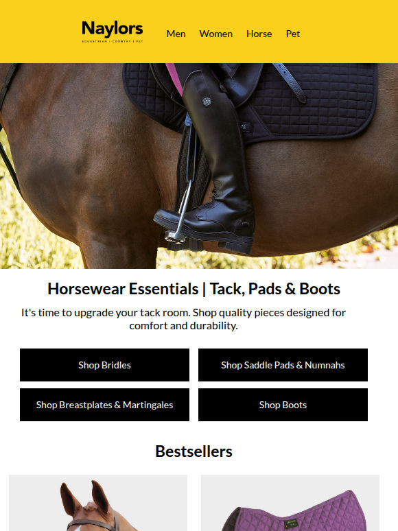 Tack, Pads & Boots | Horsewear Essentials