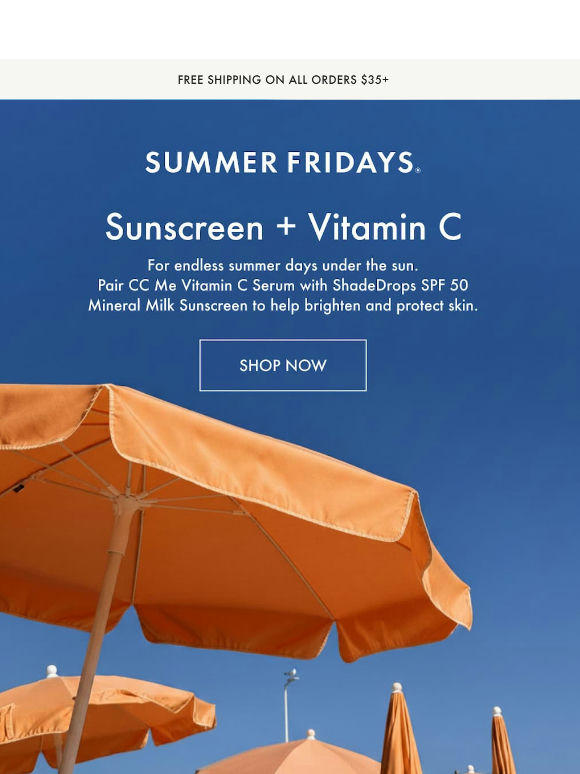 Sunscreen 🤝 Vitamin C