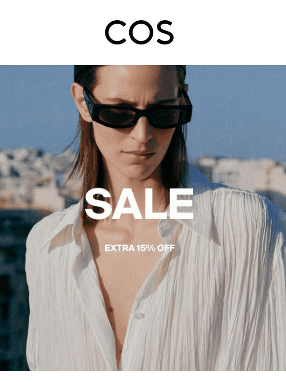 Ends tonight: extra 15% off sale