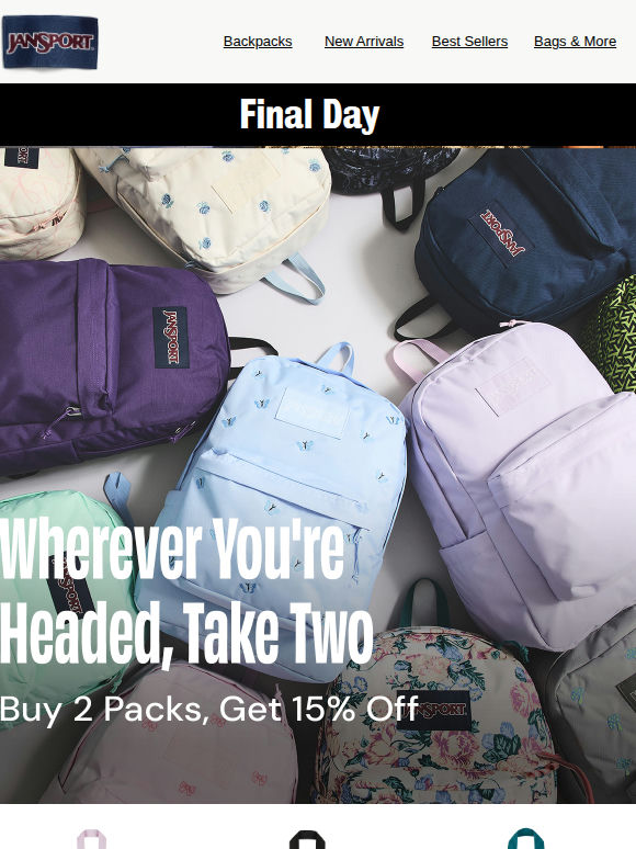 Final Day! Buy 2 Packs, Get 15% Off!