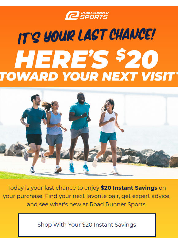 Ends Today! $20 Toward Your Next Visit