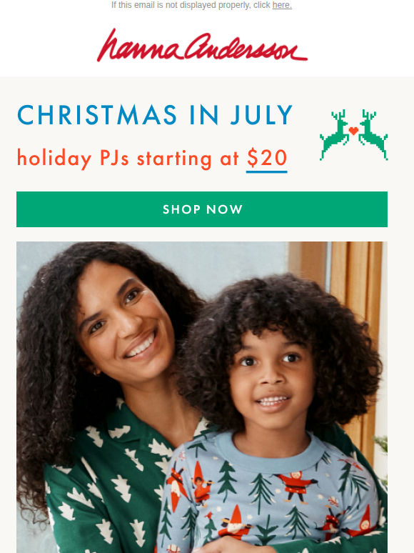 Holiday PJs From $20 ENDS TODAY!