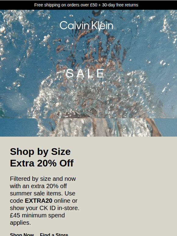 Shop by Size Plus Extra 20% Off