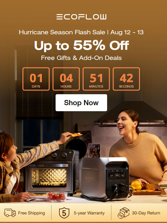 ⚡ Hurricane Flash Sale: Deals Starting at $979