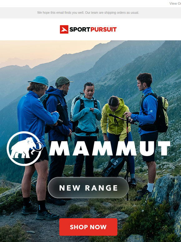 Mammut - New Range - Up to 50% Off + More