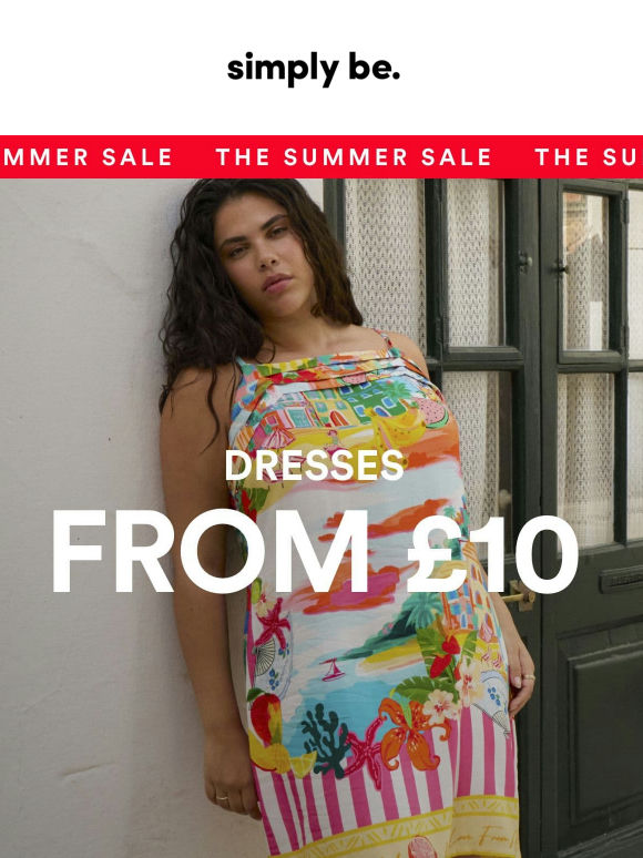 DRESSES FROM £10 🥳