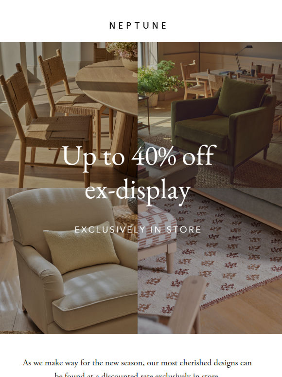 Discover our ex-display