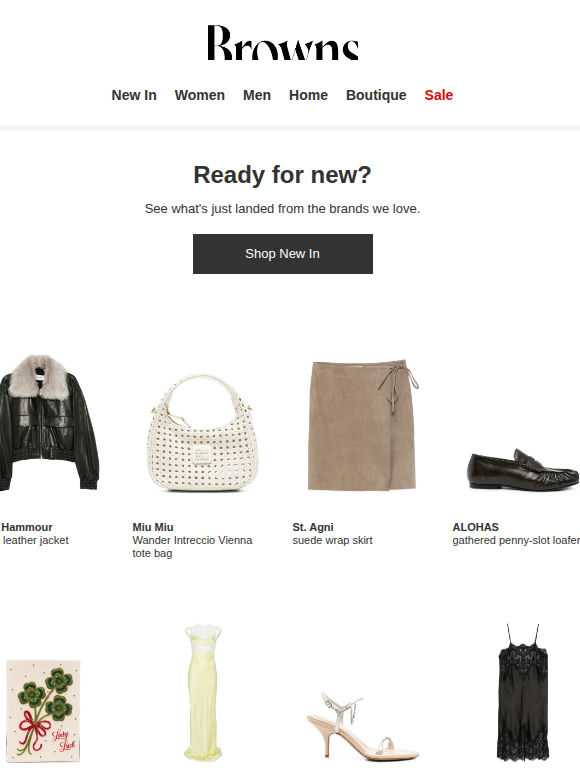 This week's newness