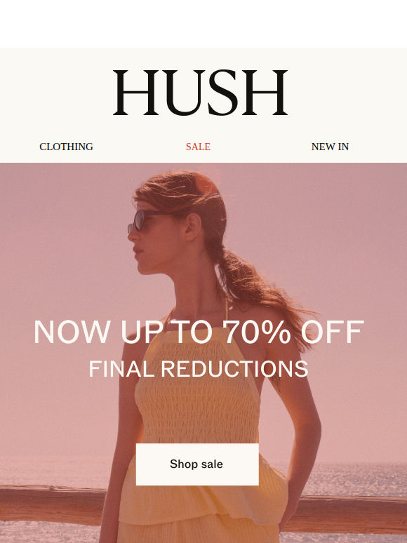 Now up to 70% off | Summer sale