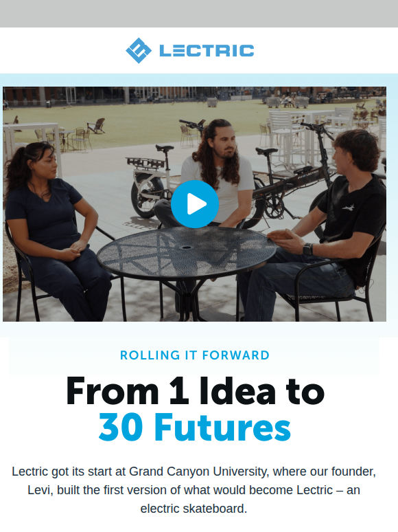 You’re Helping to Change 30 Futures