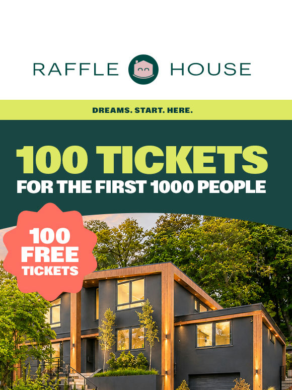 1000 people will get a Raffle House freebie 👀