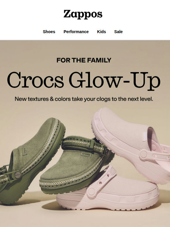 Crocs is stepping up the style