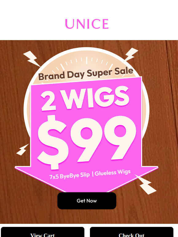 Your free bob wig is waiting with your order